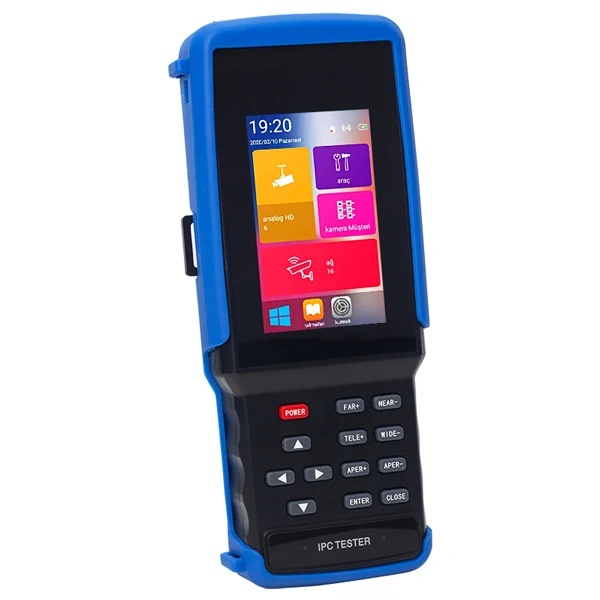 Magbox IP-AHD-ANALOG CCTV 4.3' Touch Screen 48V POE Camera Tester (SD Card- Wifi Support)