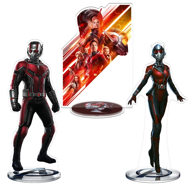 20CM Super heroes captain Marvels  iron spider Ant Black Widow man Movie spin-offs Acrylic Stand figures derivatives collections