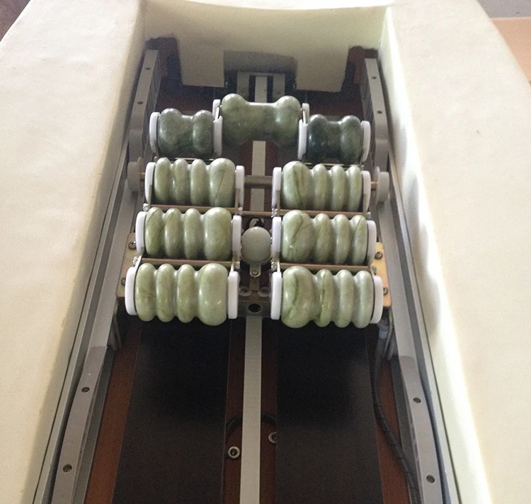 OEM Electric Full Body Acupressure Infrared Therapy Thai Jade Roller Massage Bed