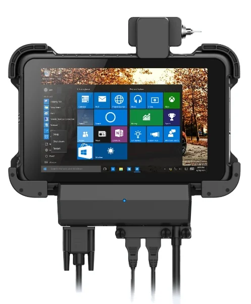 Прочные планшеты с 10-дюймовым RJ45 портом, промышленный win 10, 8 ГБ, 128 Гб SSD, со сканером штрих-кода 1D/2D, монтируемый планшетный ПК MT1900K