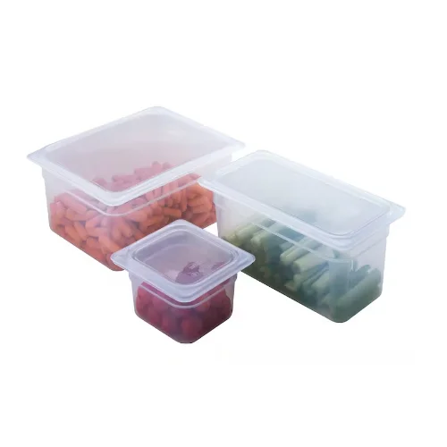 CAMBRO 44PP190 Durable Polypropylene Translucent Food Pans Plastic Gastronorm Food Pans 10CM Depth GN Pan 1/4