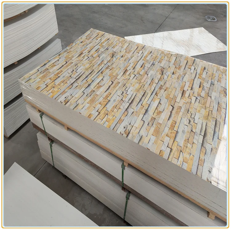 PVC material UV plate simulation waterproof marble self-adhesive large-size