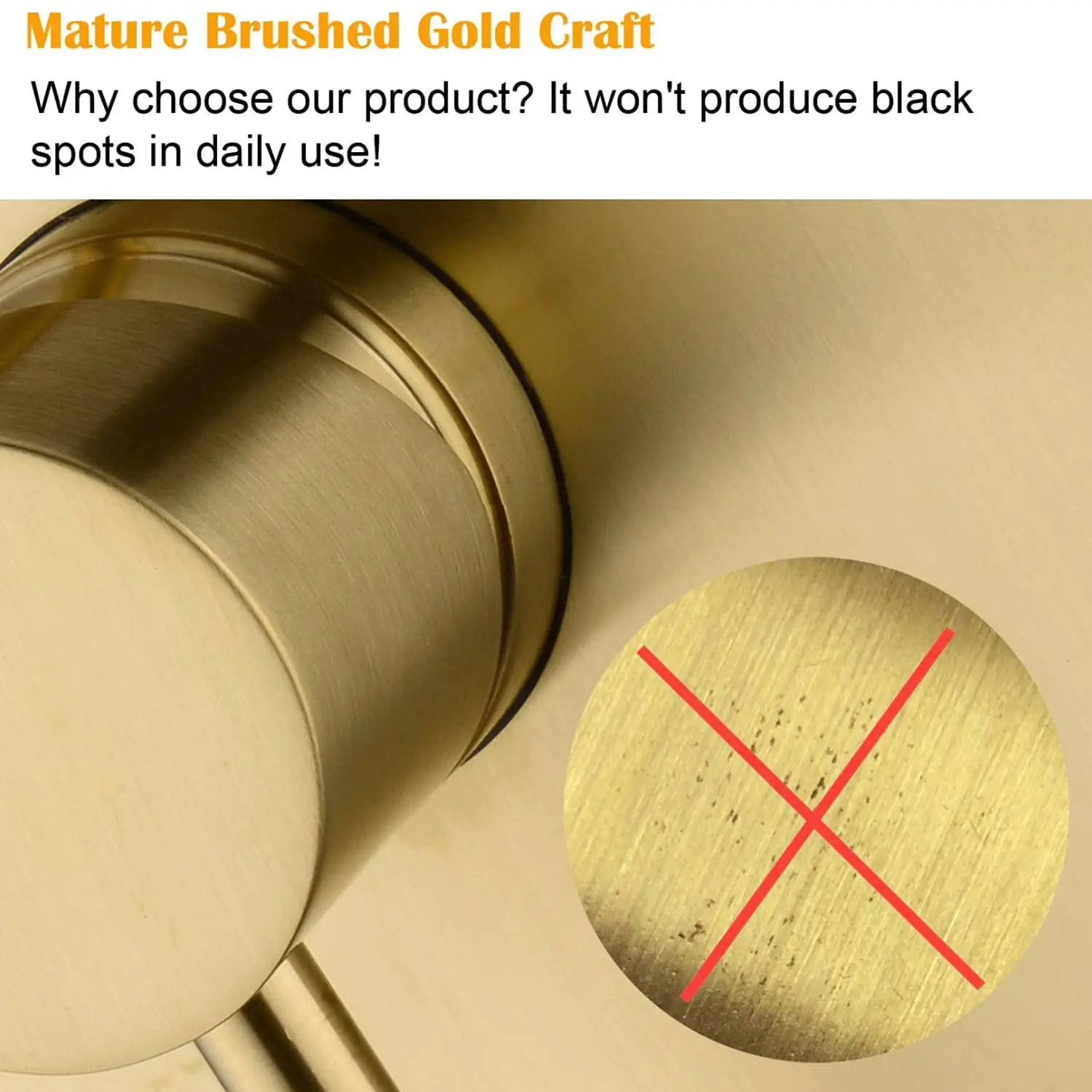 Modern Luxury Douche Set Gold Conceal Shower Set 12-Inch Round Bathroom Shower Set