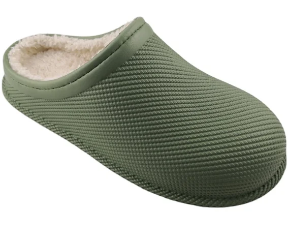 
Ladies winter warm fur lining indoor eva clogs 