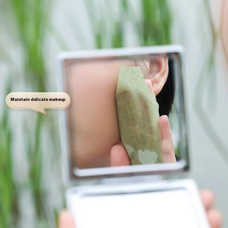 Двухстороннее складное компактное портативное Компактное дорожное маленькое зеркало для макияжа косметический кошелек с логотипом на заказ