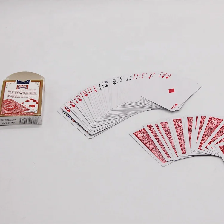 Custom Logo Printing Board Game Classical German Black Core Luxury Poker Card Recyclable Eco-friendly 54 Paper Playing Card