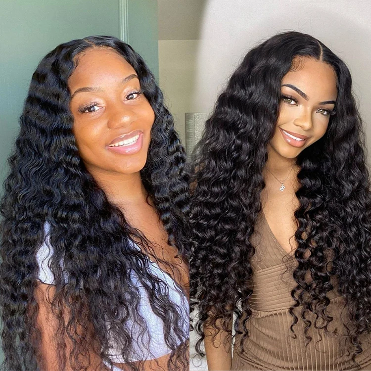 Cheap Deepwave 13X4 Mink Invisible Hd Skin Melt Swiss Lace Frontal Wig Natural Human Hair Wig Vendor