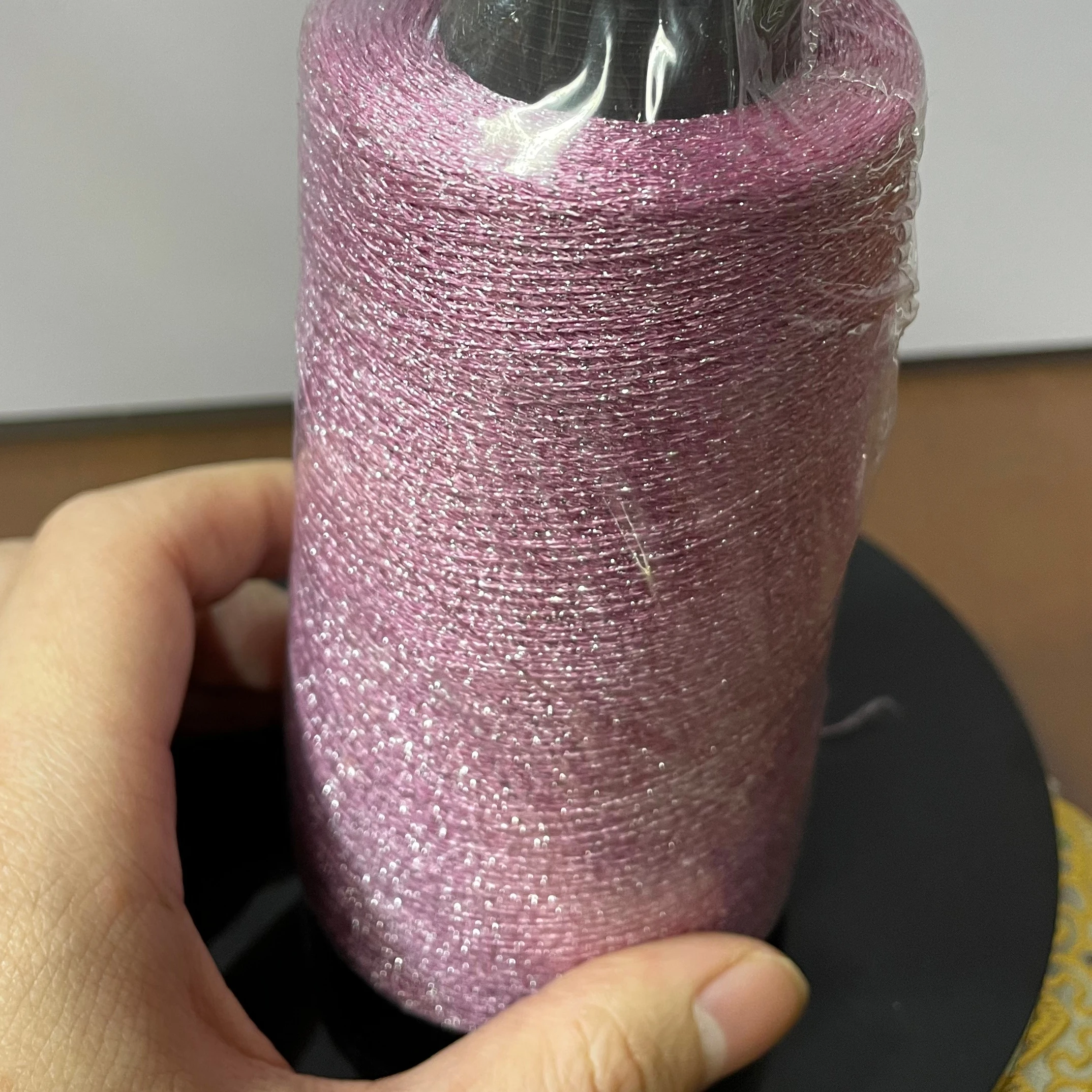 Competitive price black 30s/1 regenerated blended cotton polyester blended yarn socks yarn