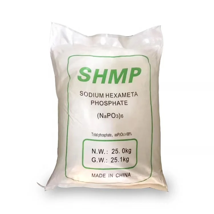 Высокое качество SHMP 68% белый кристалл натрия гексаметафосфат SHMP 68%