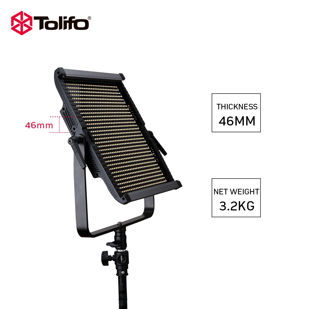Guangdong Tolifo Professional Audio Video Lighting Bi color LED Photography Studio Panel Light
