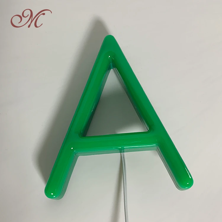 2023 New Customized Brands Advertising Signs Logo Illuminated 3D Acrylic LED Letter Sign Outdoor Signage  Board