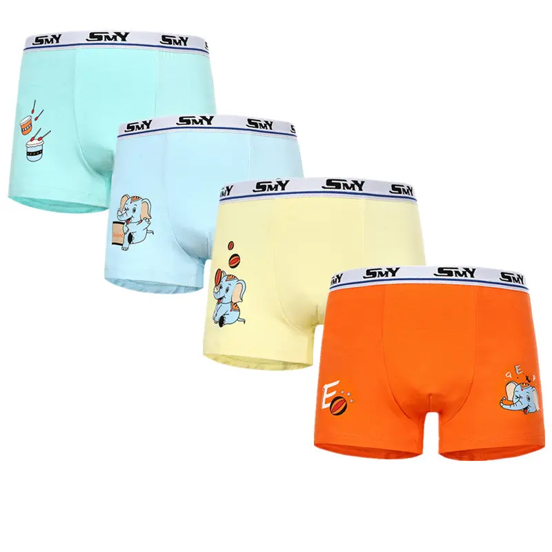 
Factory price customize cotton boys boxer children boy panties underwear 
