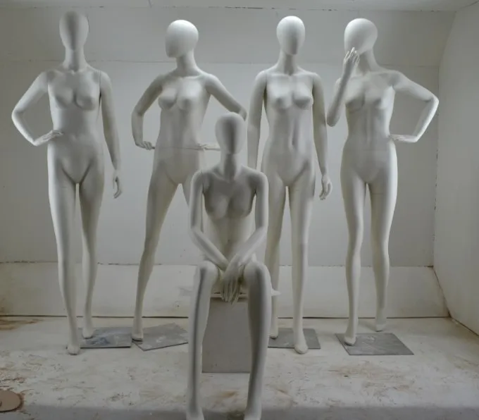 Wholesale Female Sexy Doll Fashion Young Lady Abstract Head Posing Mannequins For Window