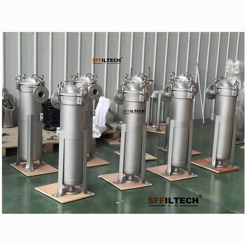 SS cartridge filter housing for water purification Stainless Steel Series Multi Cartridge Filter housing