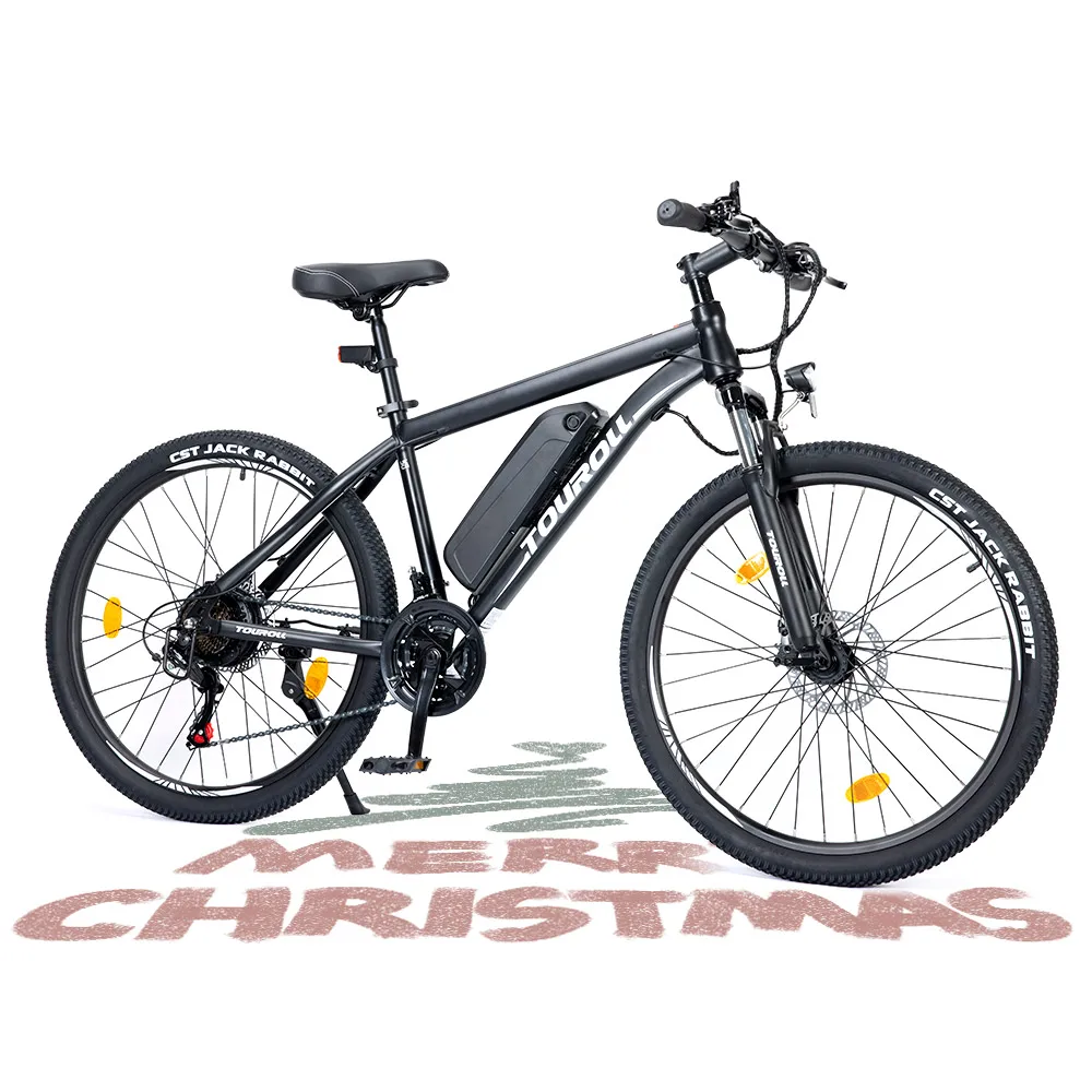 New Arrival 21 Speed Shimano Gear 250W 13Ah CST Off-Road Tires Touroll U1 26 MTB Electric Bike For Adult