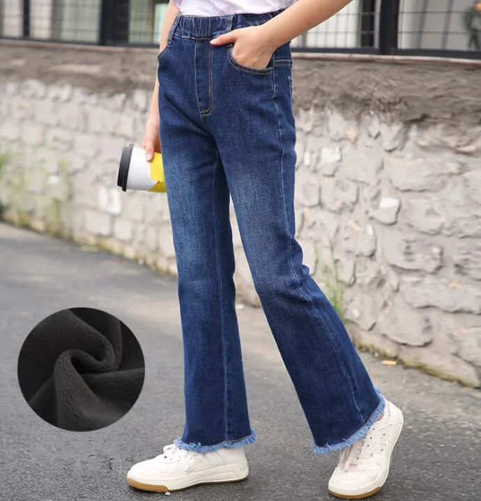 cy10433a new fashion kid girl wear wholesale baby clothes casual pants fashion children clothes woman jean