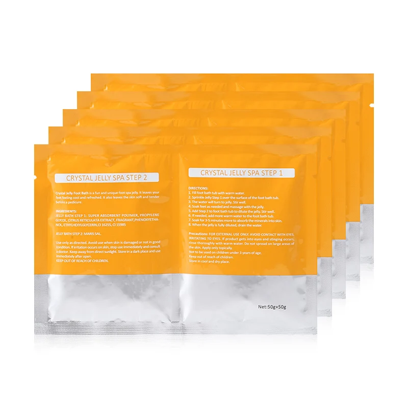 Foot Care and Repair Set with Crystal Foot Bath Scrub to Improve Dryness and Moisturize Foot Care Set