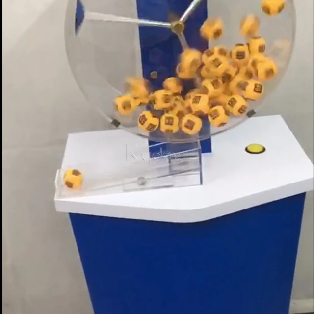 Lucky ball machine bing game go drawing machine lotto ticket gravity pick game machine