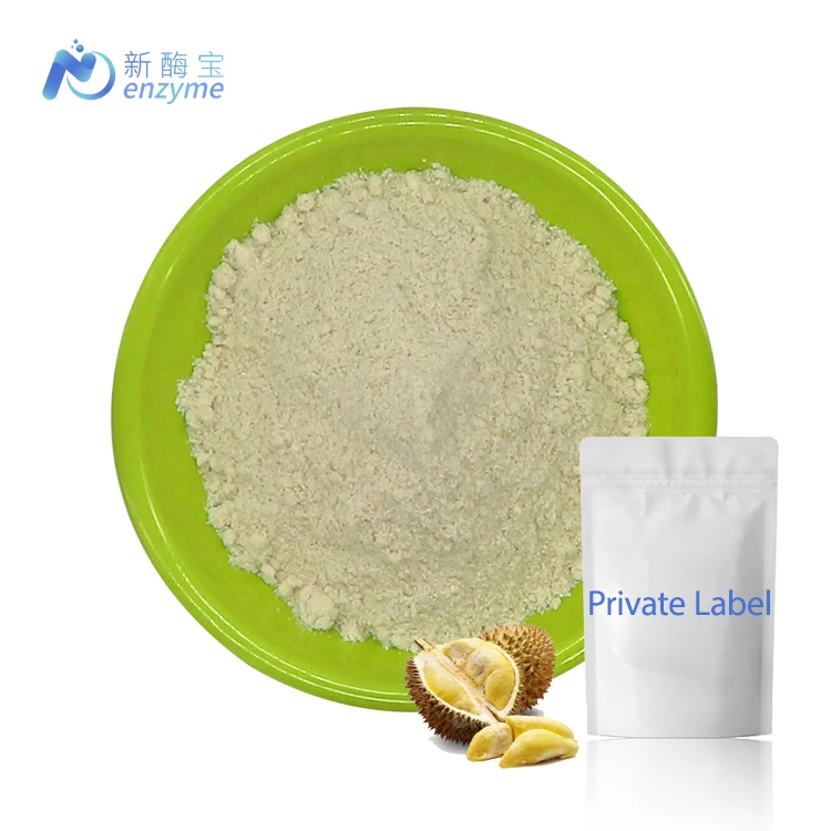 Novenzyme Wholesale OEM Package Pure Natural Organic Durian Freeze-Dried Powder
