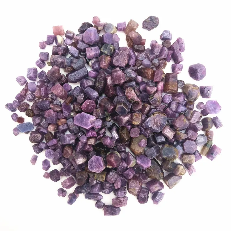 Wholesale Natural Rough Ruby Gemstone Raw Uncut Blue Ruby Corundum Stones for Jewelry Making