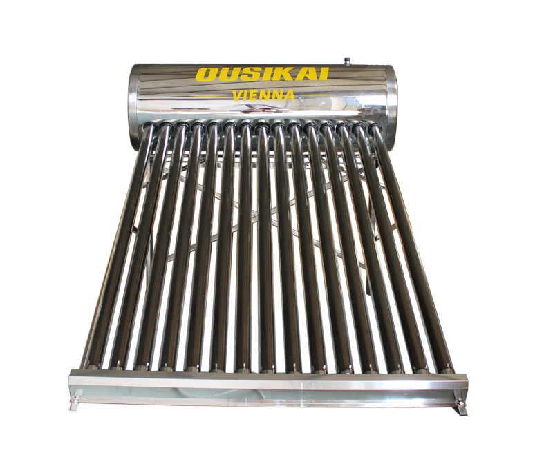 100L 120L 200L 300L Non-Pressurized Low Pressurized Vacuum Tube Diy No Pressure Solar Water Heater For Home or Commercial