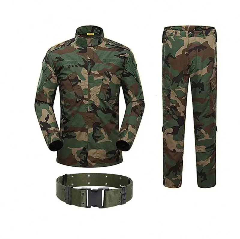 Camouflage Tactical Uniform For Outdoors Training