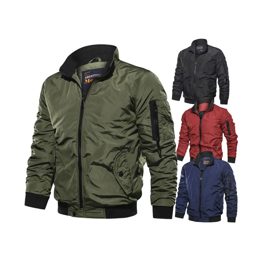 
Plus Size Winter Windbreaker Padding Men bomber Coat jacket 