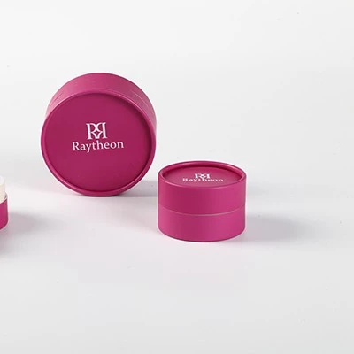 Pink Gift Box Small Round Cardboard Box Paper Packing Container Round Paper Tube Box For Candle Packaging