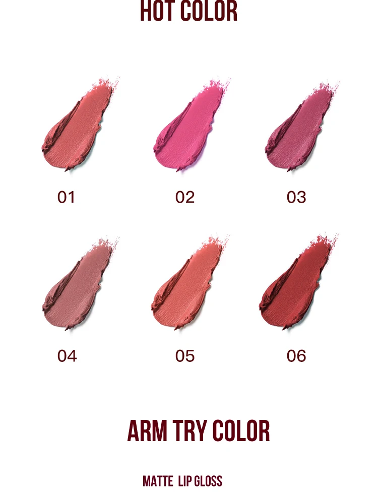 CNL-026 Matte Lip Gloss And Velvet Lap Glaze 2 In 1 Beauty Double Head Girl Lip Gloss Lip Oil