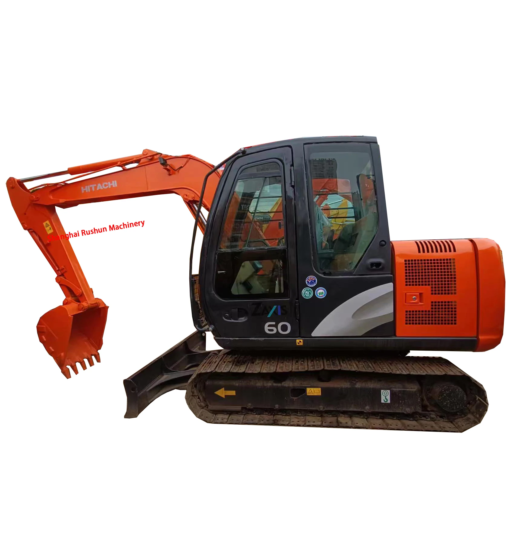 Multi Function Second-Hand Hydraulic Backhoes Crawler Digger Hitachi Zx60 60 6ton Used Excavator For Sale