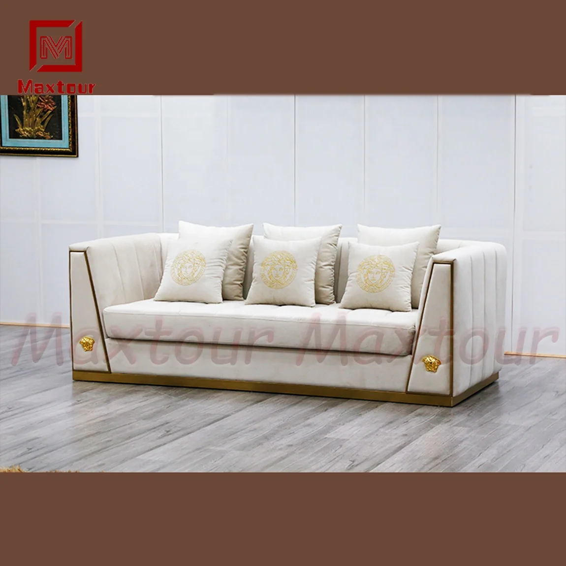 Factory Direct Luxury Home Modern Leather Sofa Sets Living Room Furniture Section Sofas