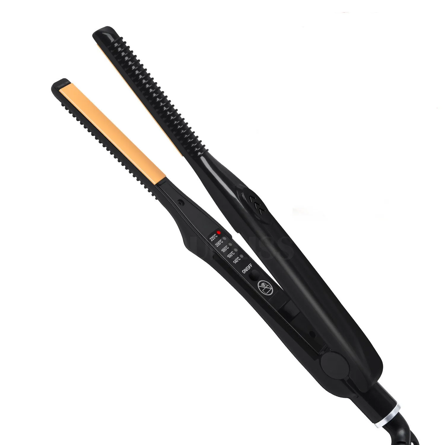 Professional Ceramic Heating Flat Iron For Thin Hair Short Hair Styling Adjustable Hair straightener