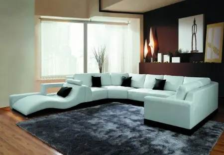 Hand rest And Backrest Genuine Leather Sofa Set Fashion Design Sofa Furniture With Recliner