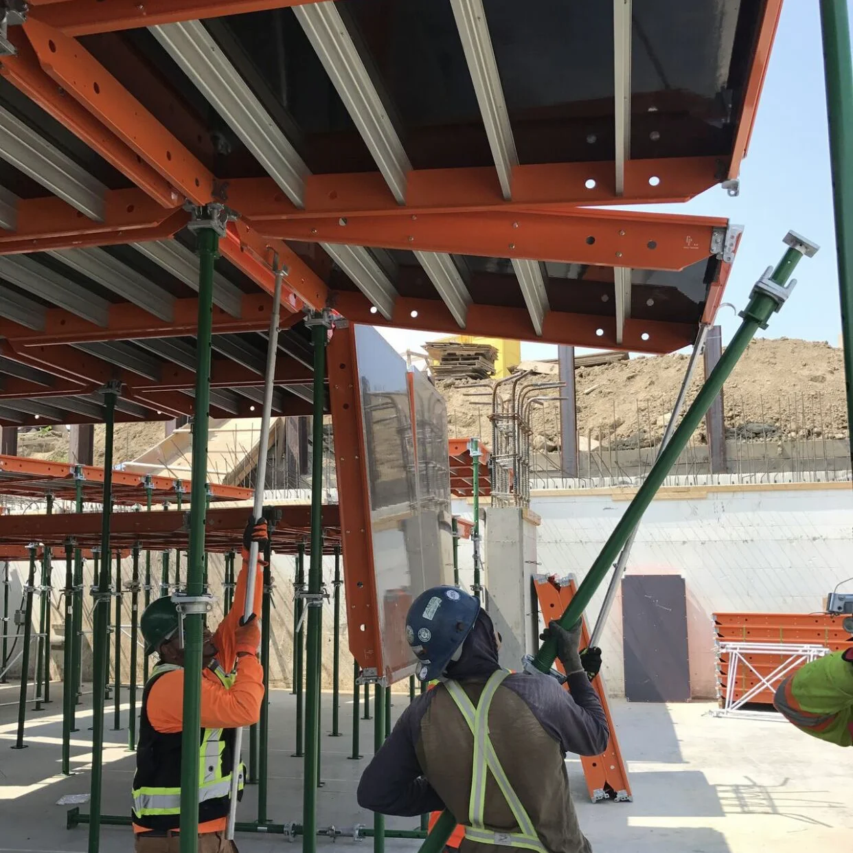 panel construction concrete slab roof formwork scaffolding system