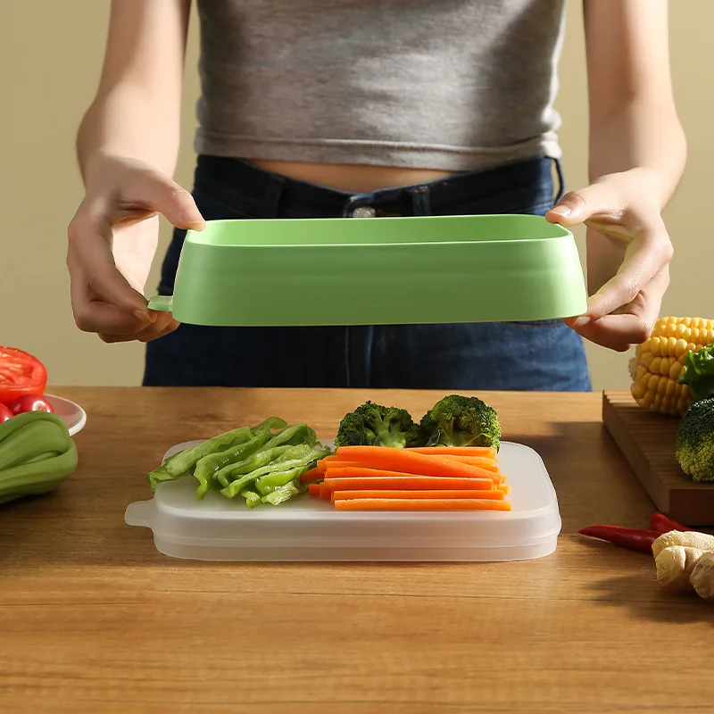 Silicone Vegetable Anti-oxidation Storage Box Keeps Avocados Fresh Reusable Storage Containers For Fridge