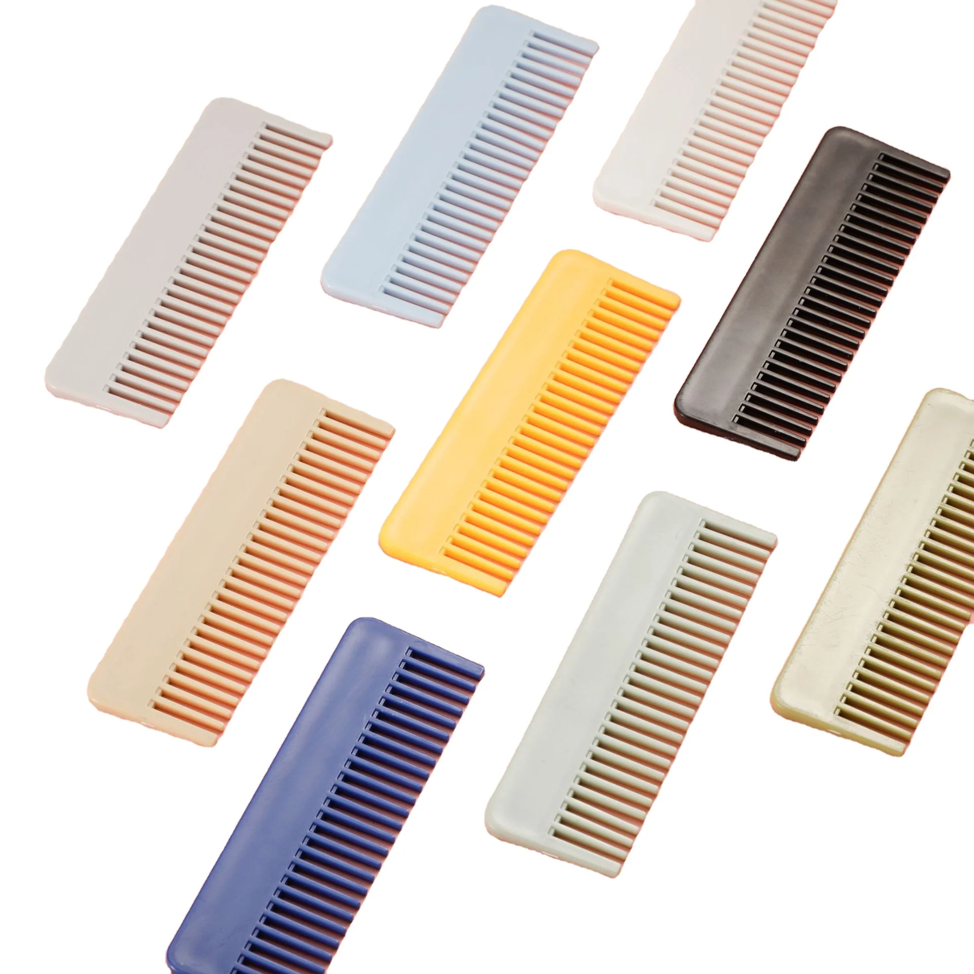 Plastic Mini Travel Hair Comb 10X3.2cm Pocket Size Hair Straight Comb travel use bulk hair comb