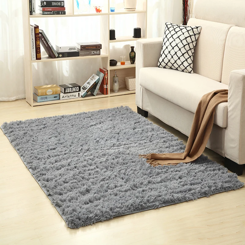 100%Polyester Soft Bedroom Decoration Shaggy Carpets Fluffy Area Rugs for living room Modern Carpets For Living Room