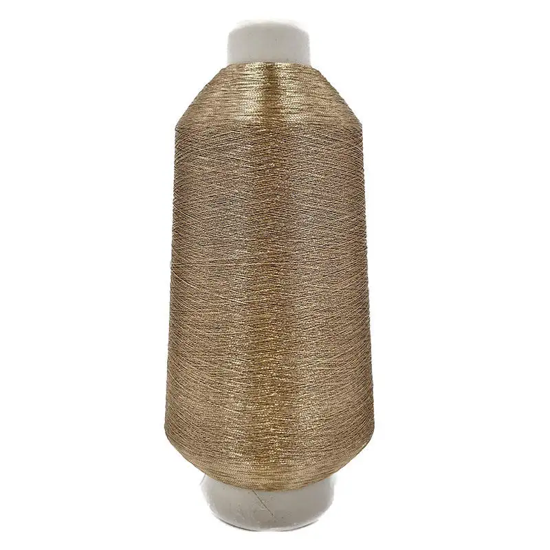 Factory Supply Copper 150D Polyester viscose ST/MS type embroidery thread metallic  yarn