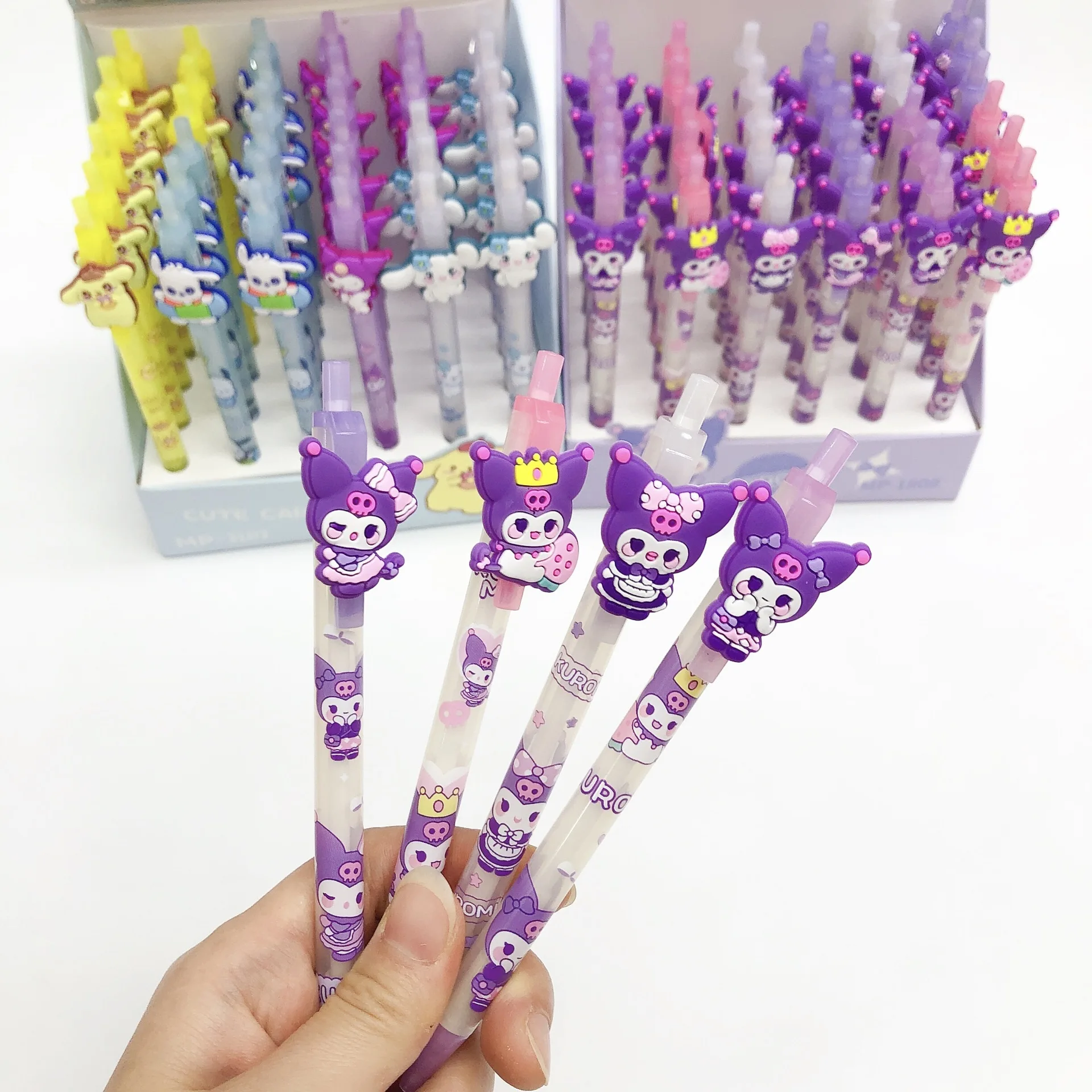 Creative Cartoon K Lomi Automatic Activity Mechanical Pencil Cute Erasable Sharpening Free Writing Pen Stationery Gift