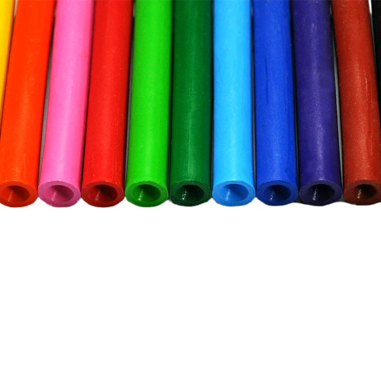 
Hot selling 8 colors wax crayon case set with plastic crayon box for kids 