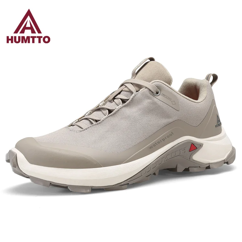 Humtto Outdoor Mountain Camping Waterproof Climbing Shoes Professional Trekking Hiking Shoes For Men