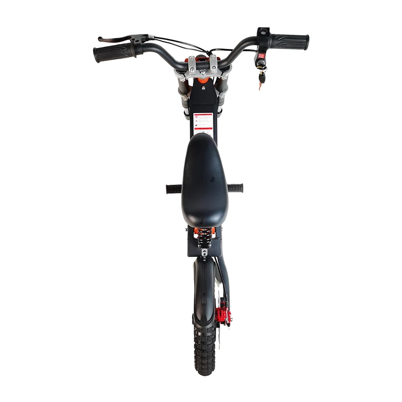 Electric Bike for Kids 250W Electric Balance Bike with lead-acid Battery 12-inch Inflatable Tire and Adjustable Seat