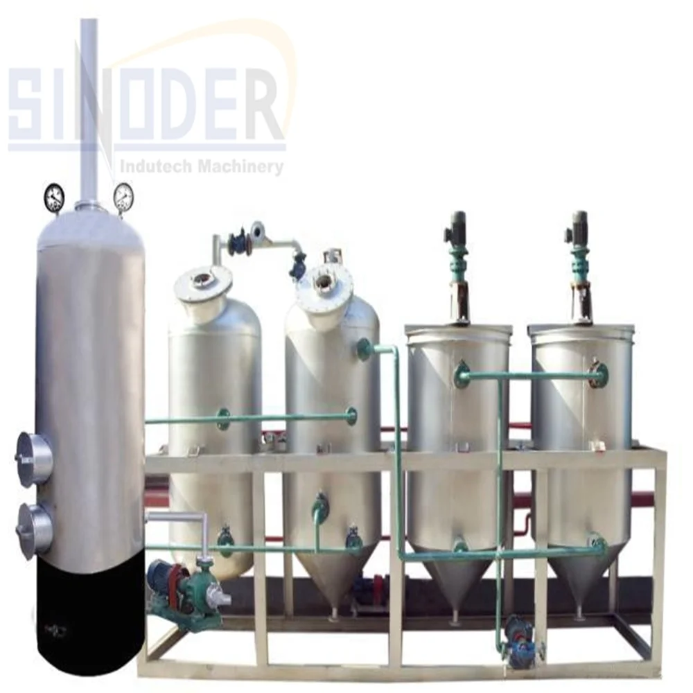 Deodorization and Dewaxing Small Oil Refining Line Refined Machine of Palm Oil