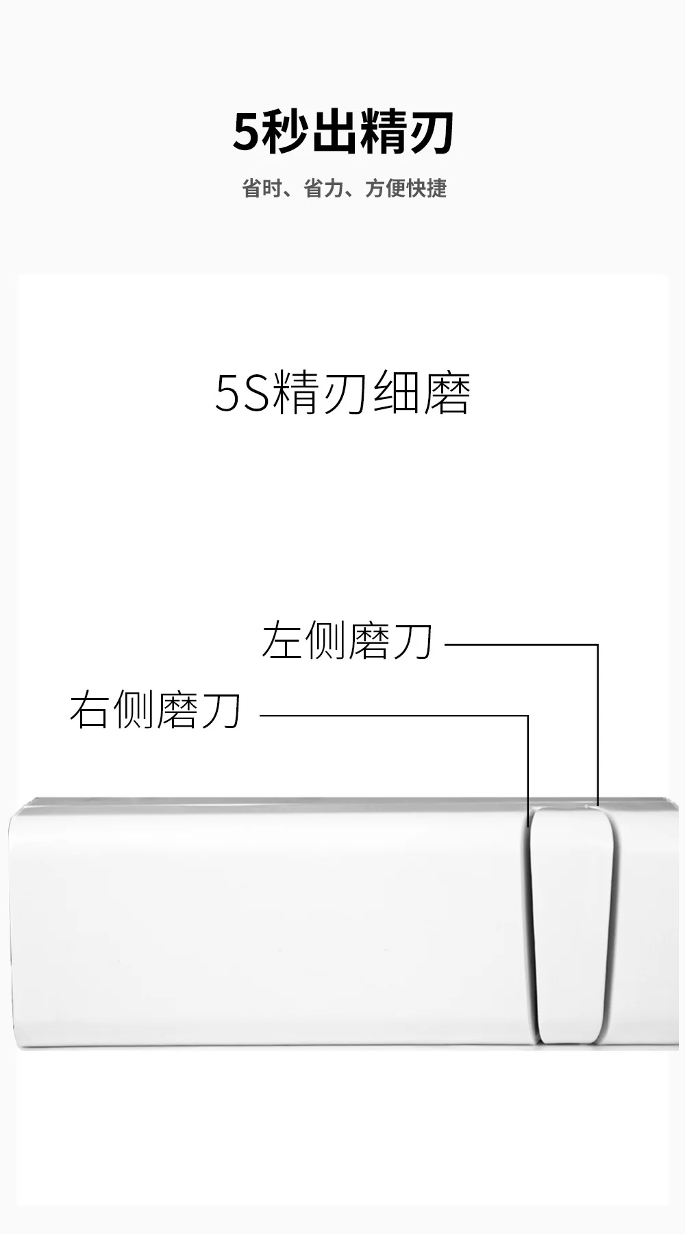 Household electric knife sharpener, automatic kitchen knife sharpener, multifunctional fast scissors