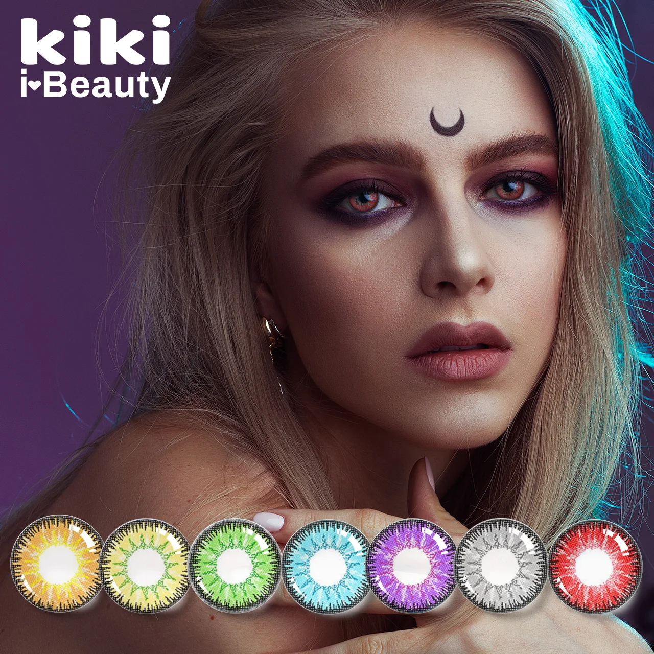 HOT Wholesale Halloween Lenses Cosplay Sharingan Contact Lenses Crazy Color Soft Contact Lenses 14.5mm