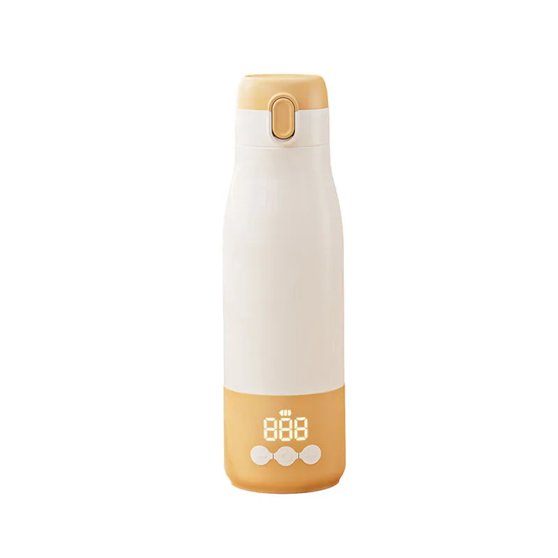 2025 Portable Baby Warmer Bottle Heating  for Outdoor Garden Camp 340 ML Type c Recharge with Lock Lid Milk Heater