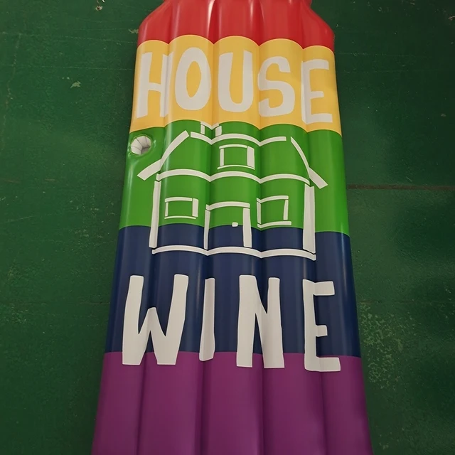 Custom Inflatable Bottle Pool Float Water Fun Large Outdoor Swimming Pool Inflatable Float Toy