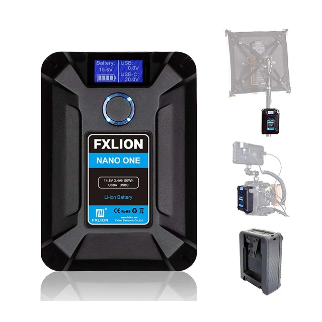 hot sale high quality SONGING FXLION 50Wh / 14.8V NANO ONE  V-Mount Battery