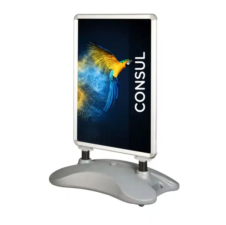Water base A frame double sided advertising board snap frame pavement sign