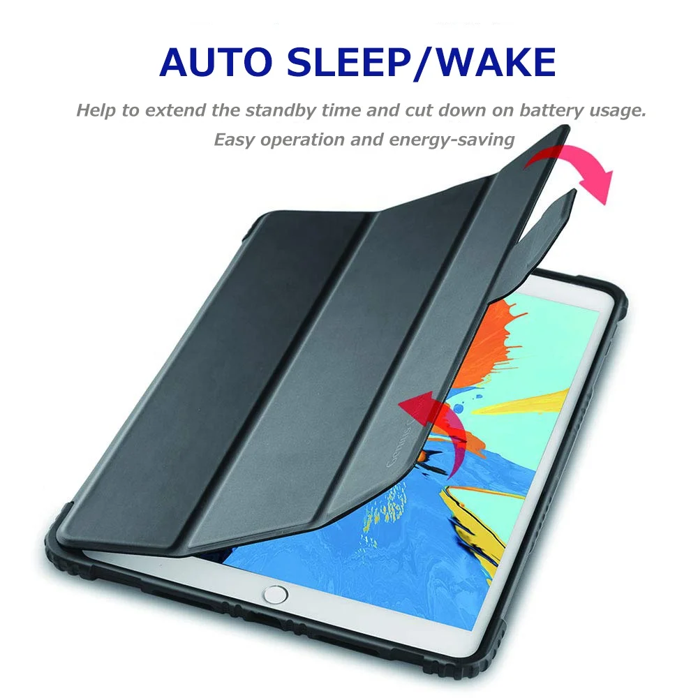 Wholesales Price TPU PC Material 7.9' Shockproof Case ipad mini 5 with Foldable Kickstand A2124 A2125 A2126